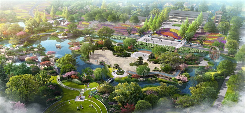 广丰区现代农业示范园（三都）核心区入口景观