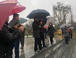 赣州市寻乌县领导考察安远县书香公园