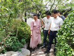 绿城景观团队到霸州伯爵山合院景观项目参观交流